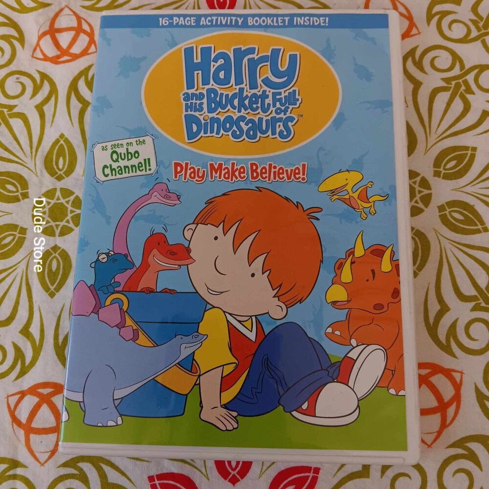 Harry & His Bucket Full of Dinosaurs - Play Make Believe - w/Booklet - 2014 DVD